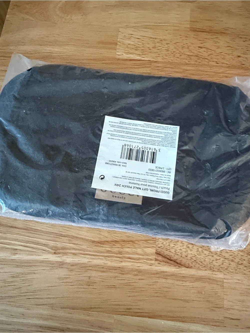 Gucci Black Men’s Toiletry Pouch